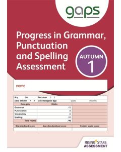 GAPS Test 1, Autumn Pack 10 (Progress in Grammar, Punctuation and Spelling Assessment)