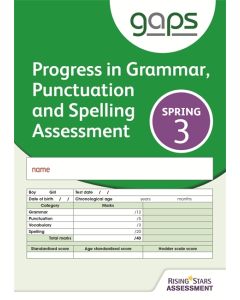 GAPS Test 3, Spring Pack 10 (Progress in Grammar, Punctuation and Spelling Assessment)