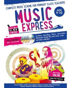 Music Express: Age 9-10 (Book + 3CDs + DVD-ROM): Complete music scheme for primary class teachers: New edition