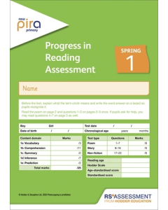 PiRA Test 1, Spring Pack 10 - 2ED (Progress in Reading Assessment)