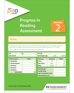 PiRA Test 2, Spring Pack 10 - 2ED (Progress in Reading Assessment)