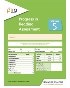PiRA Test 5, Spring Pack 10 - 2ED (Progress in Reading Assessment)