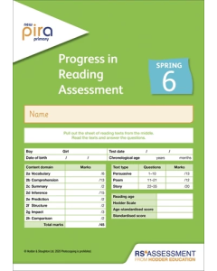 PiRA Test 6, Spring Pack 10 - 2ED (Progress in Reading Assessment)