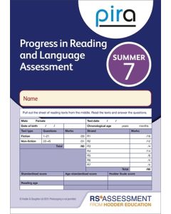 PiRA Test 7, Summer PK 10 (Progress in Reading and Language Assessment)