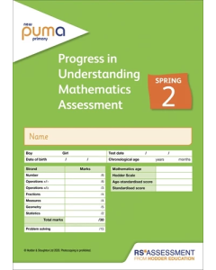 PUMA Test 2, Spring PK10 (Progress in Understanding Mathematics Assessment)